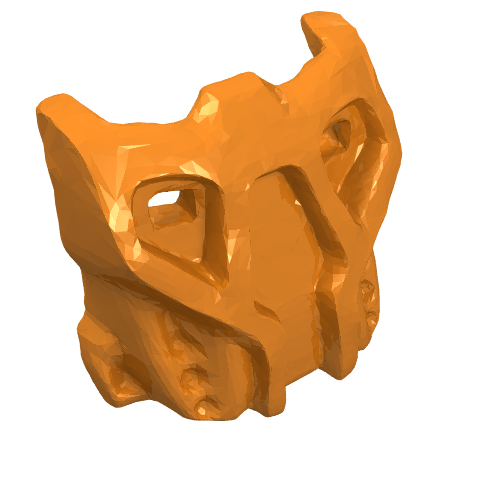 Lego Large Figure Mask Krana Su / Orange