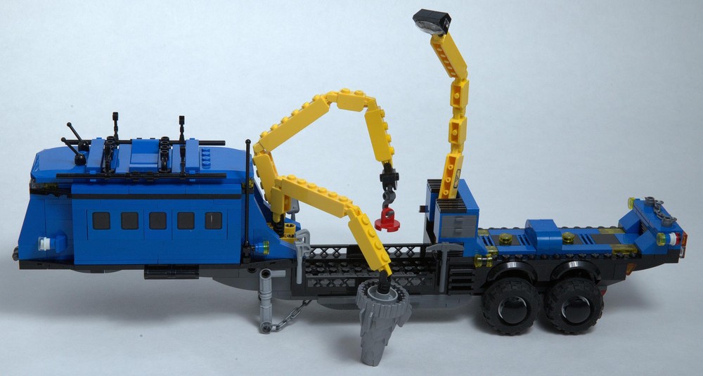 Lego Semitrailer for offroad adventure truck