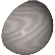 Lego Dome Hemisphere 2 x 2 with Cutout / Flat Silver