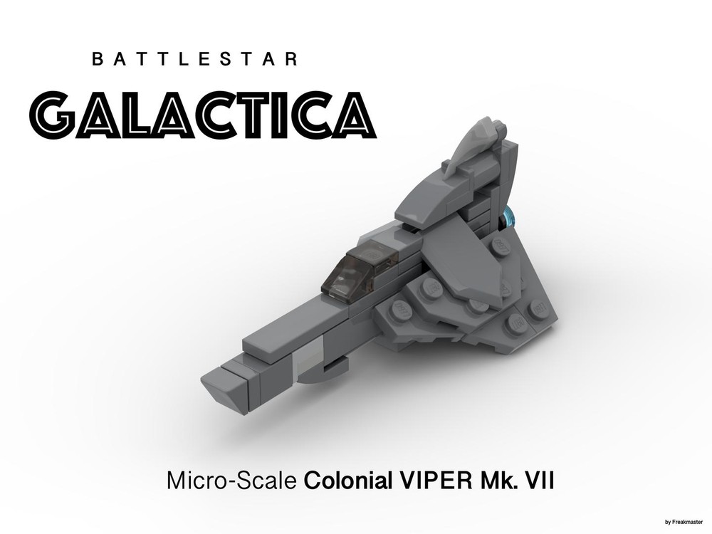 Lego Battlestar Micro Scale Viper Mk. VII