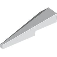Lego Brick Wedged, Sloped 2 x 5 Right / White