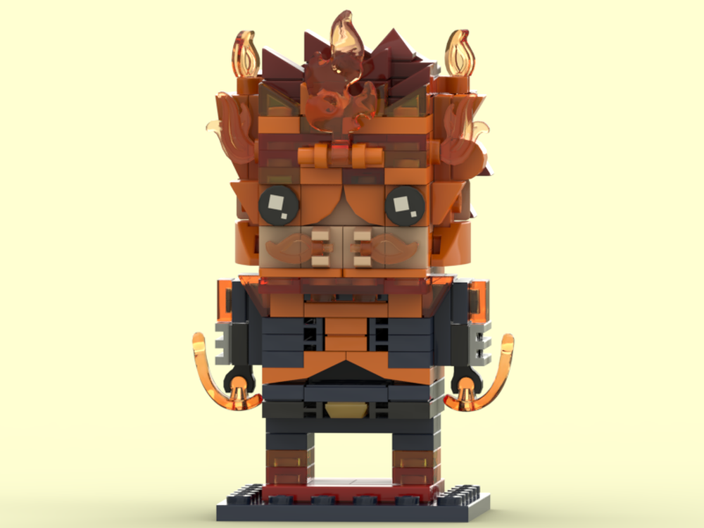 Lego Endeavor - My Hero Academia BrickHeadz