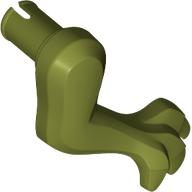 Lego Animal Body Part, Dinosaur, Arm / Leg, Right, Small / Olive Green
