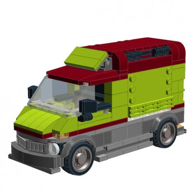 Lego #60150 PIZZA VAN mod