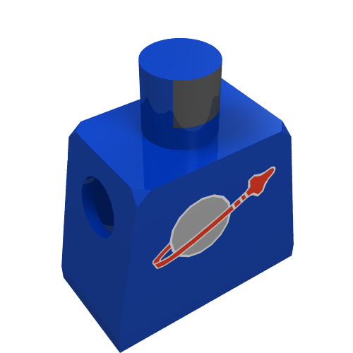 Lego Torso Classic Space Logo Print