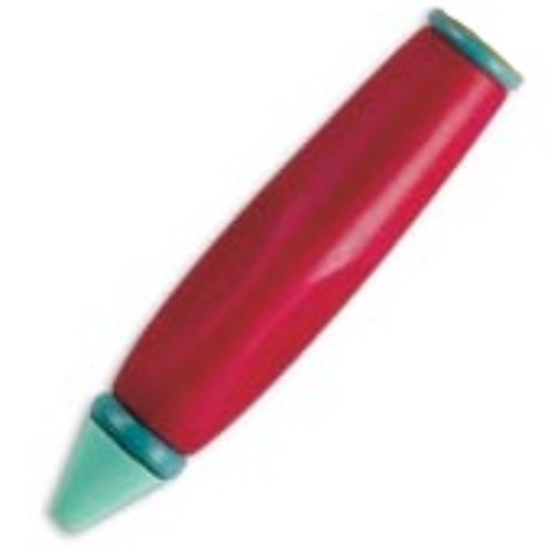 Lego Pen Body, with Aqua Tip, Sand Blue Ends / Red
