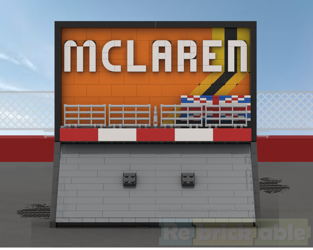 Lego F1 Wall Display (McLaren)