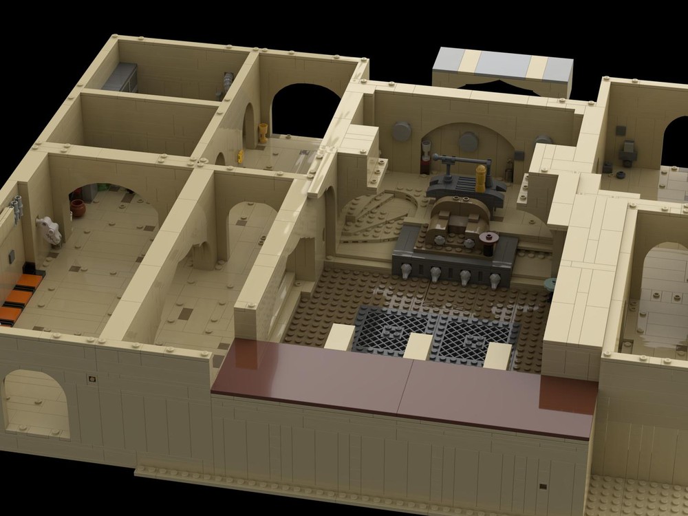 Lego Jabba's Palace (Throne room + main rooms)