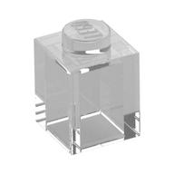 Lego Brick 1 x 1 / Trans-Clear