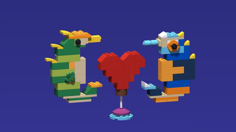 Lego BYGGLEK Seahorses