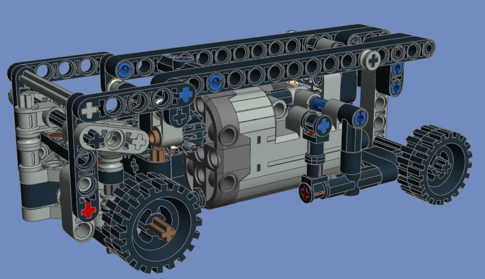 Lego 1:32 Powered Car with Front Suspension