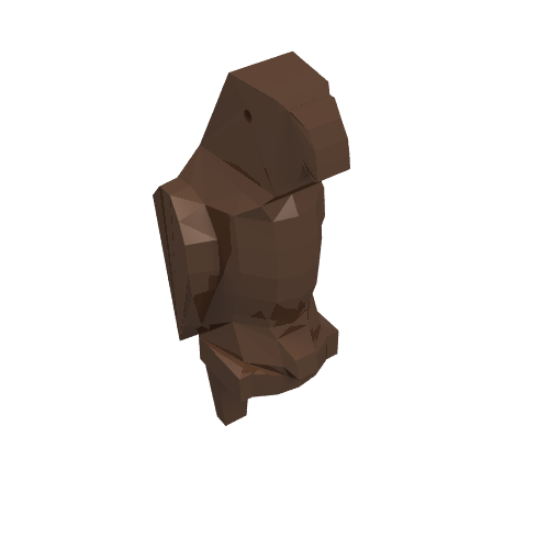 Lego Animal, Bird, Parrot [Plain] / Brown