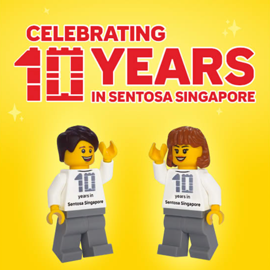 Lego Celebrating 10 Years at Sentosa Singapore