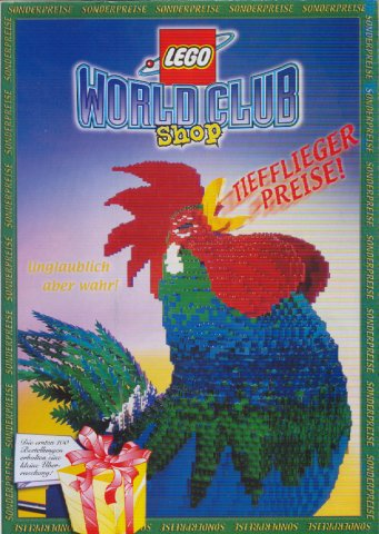 Lego 2001 Insert - World Club Magazine German - Large Foldout (4328964)