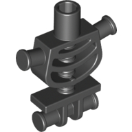 Lego Torso - Skeleton Thick Shoulder Pins / Black