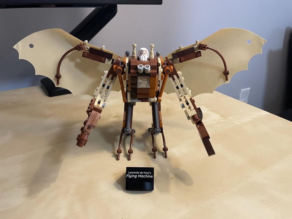 Lego Leonardo da Vinci's Flying Mech Suit
