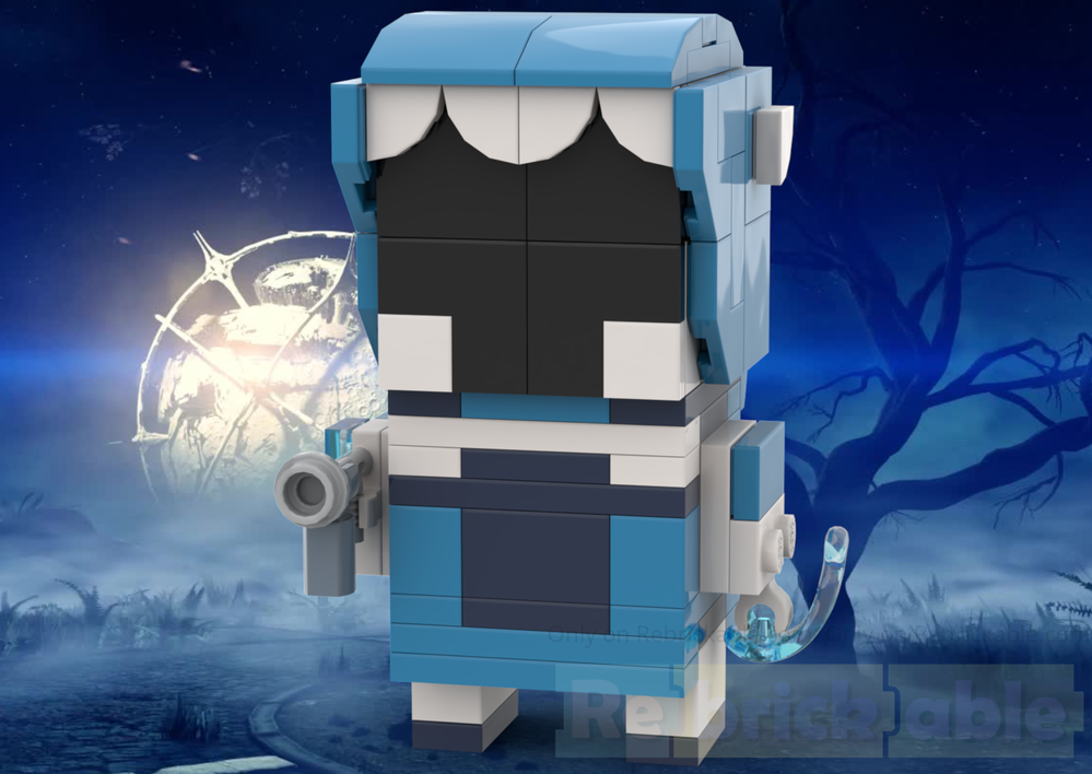 Lego Yareli BrickHead - Warframe