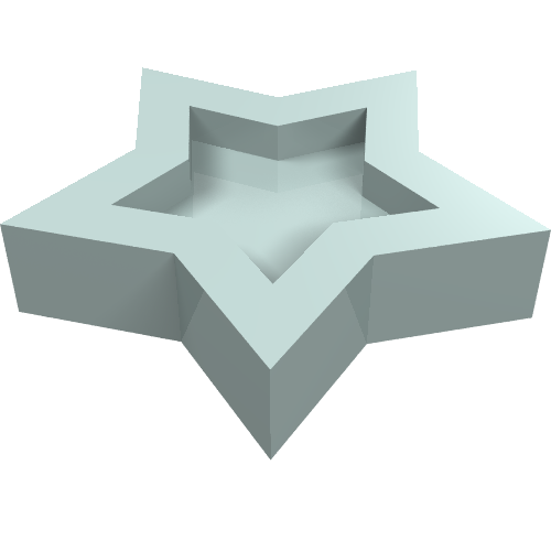Lego Headwear Accessory Star with Pin / Light Aqua