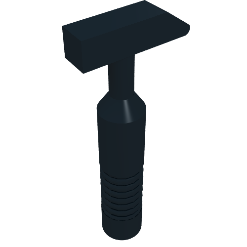 Lego Tool Hammer Cross Pein [6-Rib Handle]