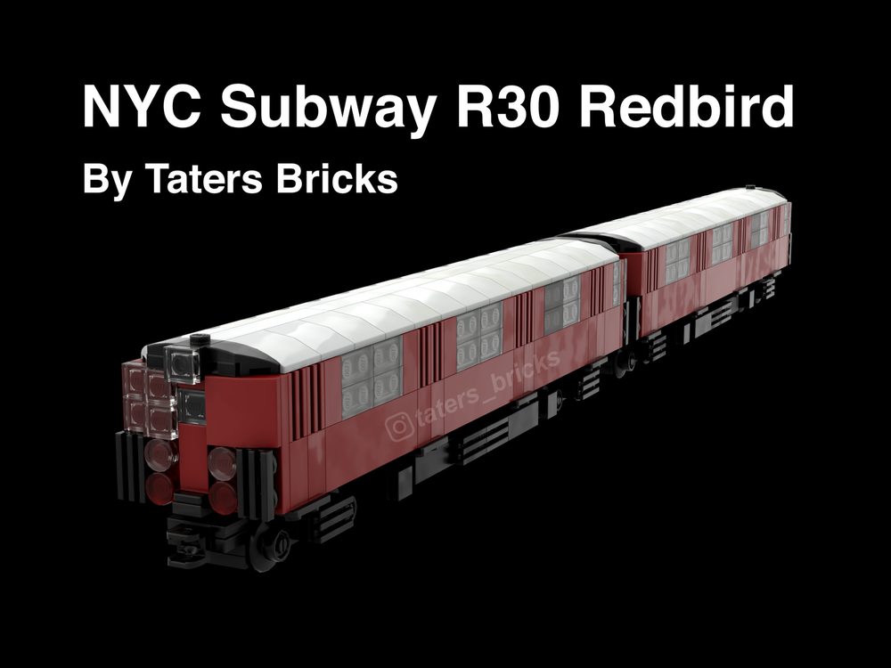 Lego NYC R30 Redbird Subway Car