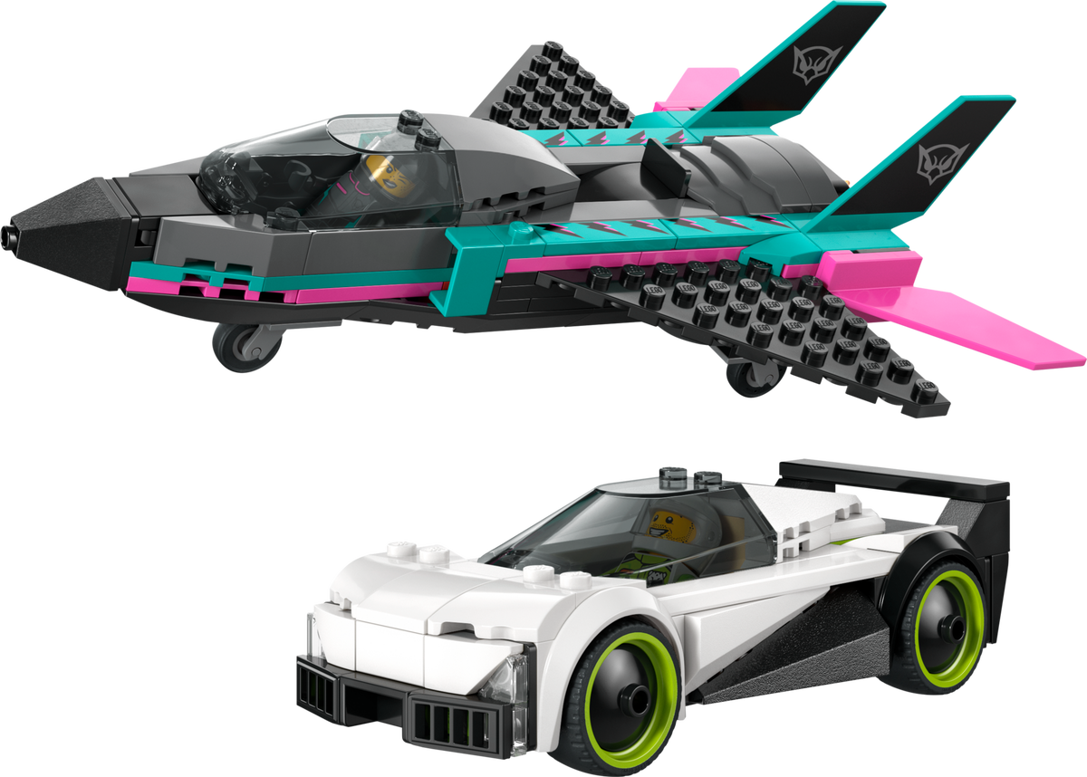 Lego Jet vs. Car