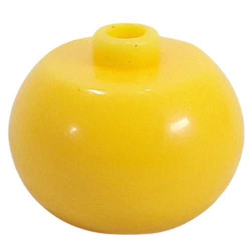 Lego Pen Bead, Round Orb / Yellow