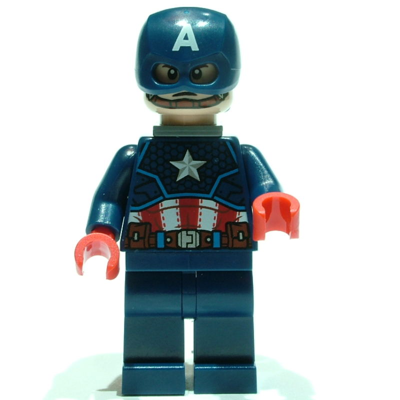 Lego Captain America, Mask, Neck Bracket