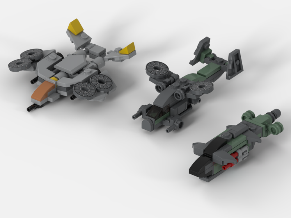 Lego AVATAR 2 micro vehicles