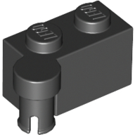 Lego Hinge Brick 1 x 4 [Upper] / Black
