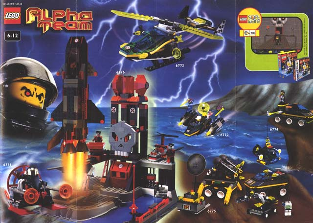 Lego 2001 Mini Alpha Team (4155524/4155523)