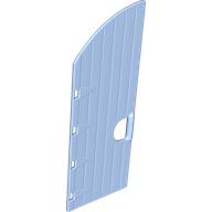 Lego Duplo Door 1 x 3 1/2 x 6 2/3 with Curved Top and Open Handle - Castle / Bright Light Blue