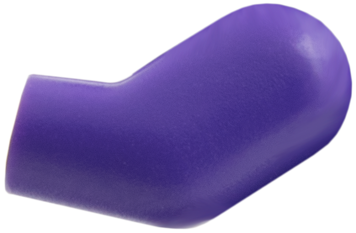 Lego Arm, Left / Dark Purple