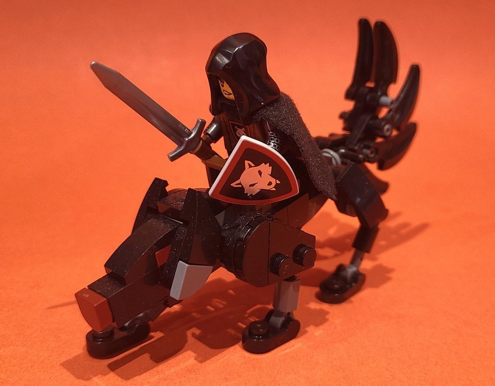 Lego Wolfpack Beastmaster Riding Wolf Black Alternate