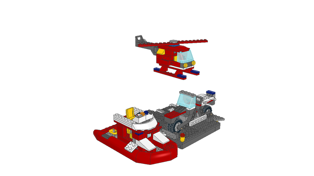Lego 7213 Emergency Response Vehicles