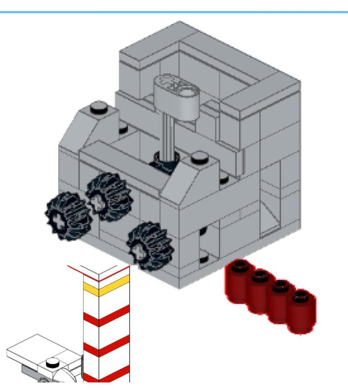 Lego Key master arcade game with hammer arcade game
