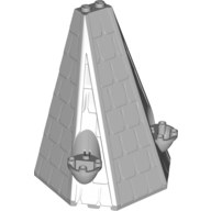 Lego Roof / Tower 6 x 8 x 9 / Light Bluish Gray