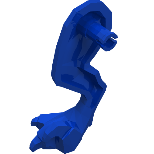 Lego Animal Body Part, Dinosaur, Raptor Leg, Right, with Pin [Plain]