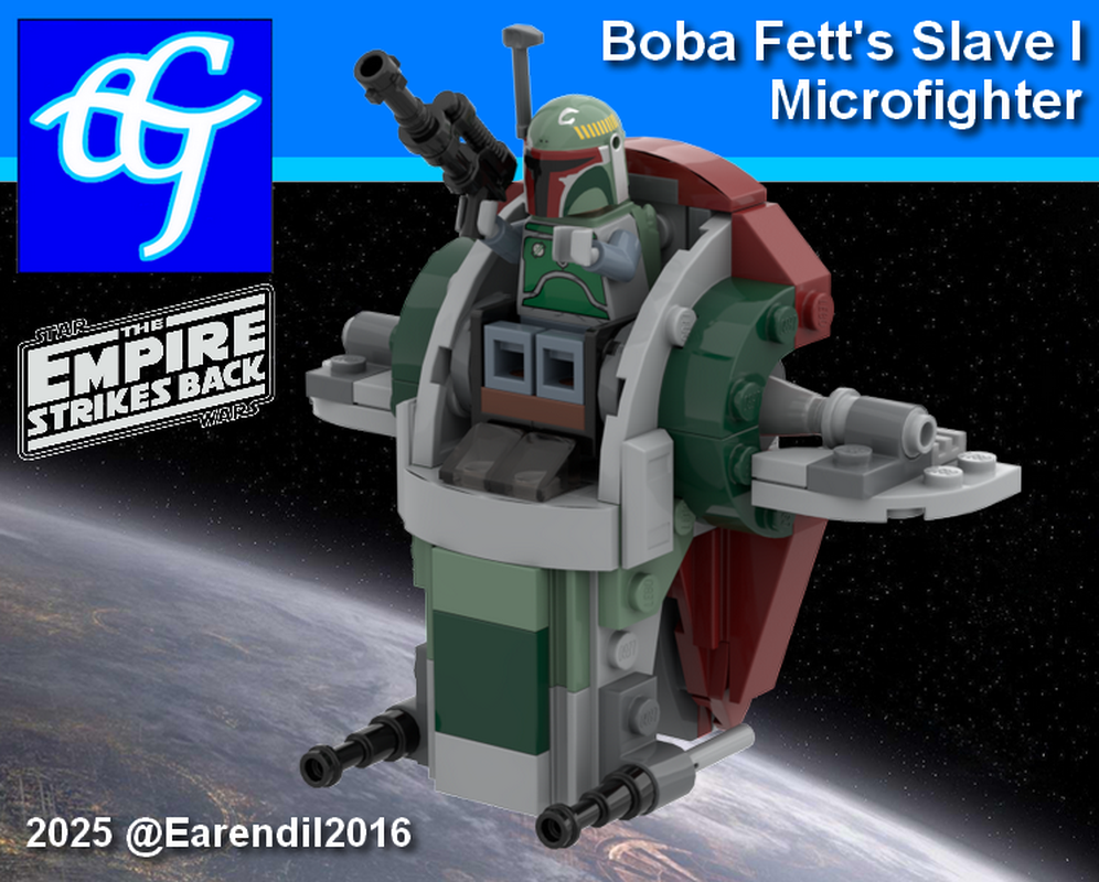 Lego Slave I Microfighter