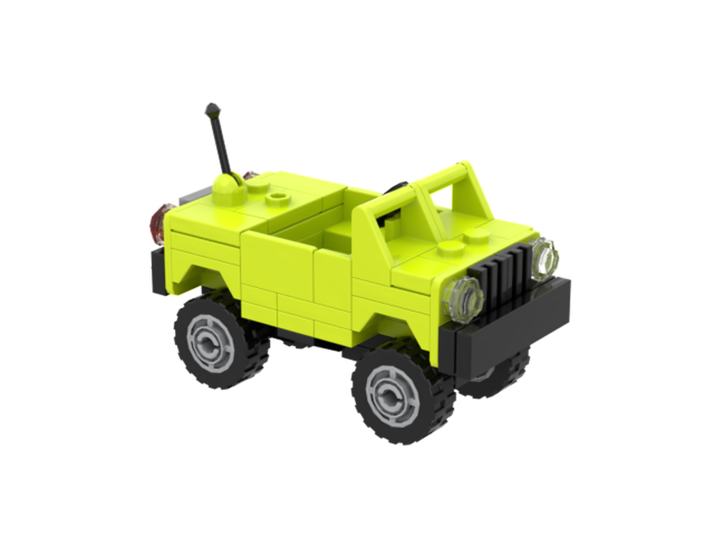 Lego Lime hill climber