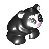 Lego Animal, Hamster, White Face, Pink Nose print