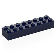 Lego Brick 2 x 8 / Dark Blue