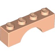 Lego Brick Arch 1 x 4 / Light Nougat