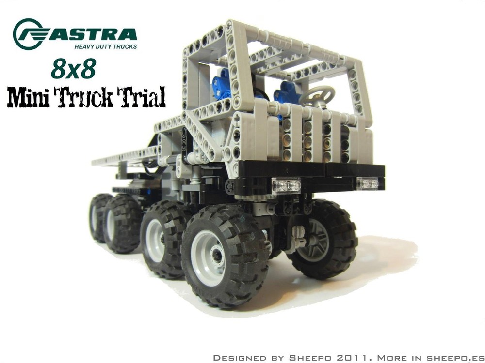 Lego Astra 8x8 Mini Truck Trial
