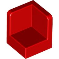 Lego Panel 1 x 1 x 1 Corner / Red