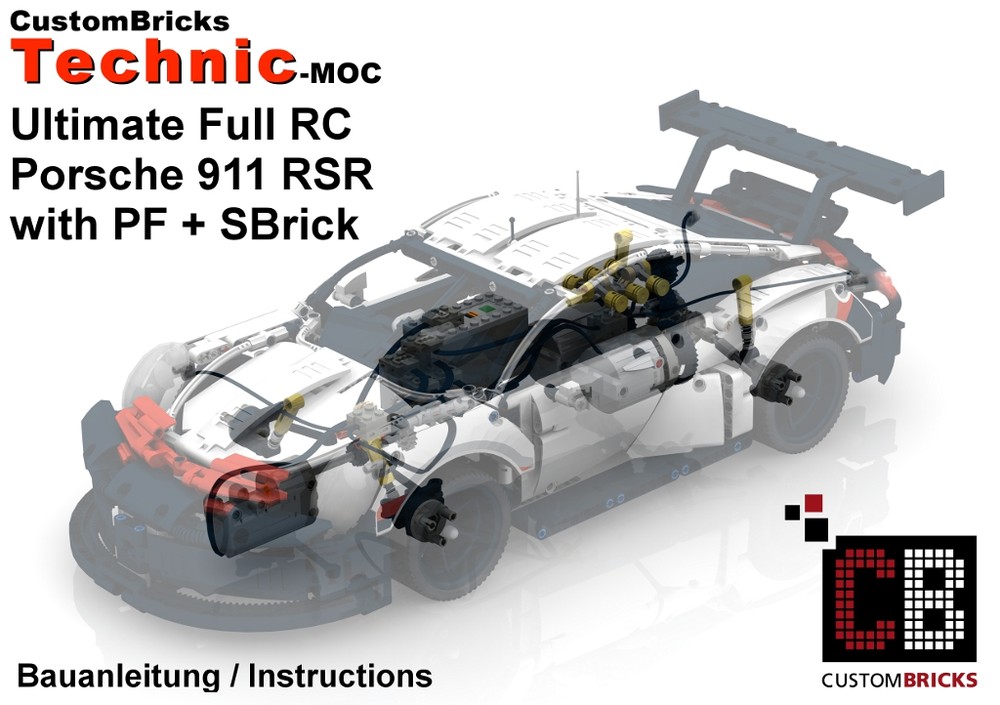 Lego Ultimate RC 42096 with SBrick + PF Lights