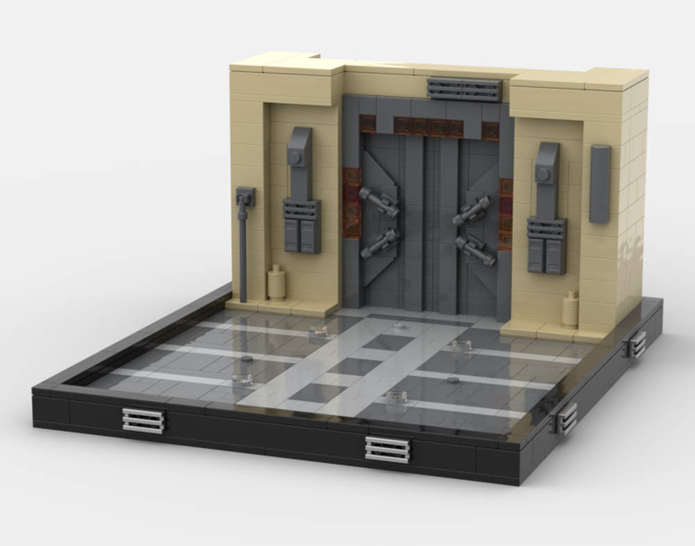 Lego Hangar duel Diorama