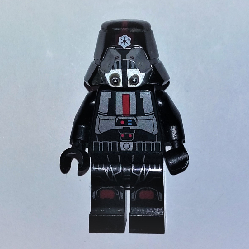 Lego Sith Trooper, Black, Printed Legs