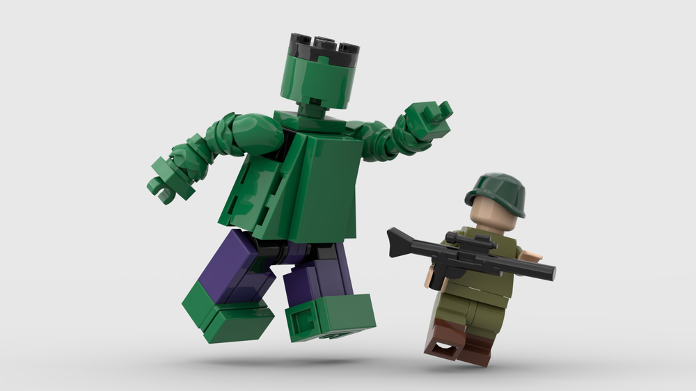 Lego The Hulk - Retro Comics