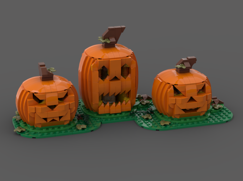 Lego The Three Jack-O-Lanterns