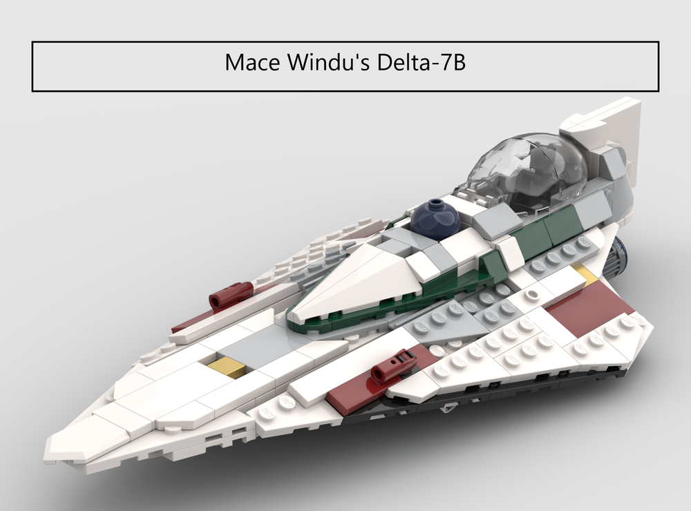Lego Mace Windu's Delta-7B (75333 Style)